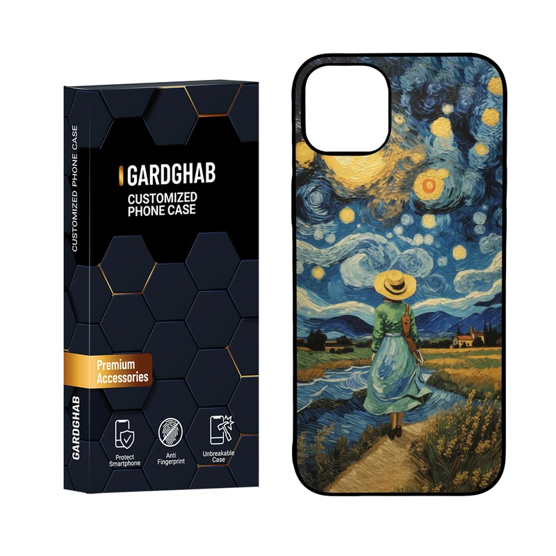 کاور گارد قاب مدل هنری مناسب برای گوشی موبایل اپل iPhone 15 Plus