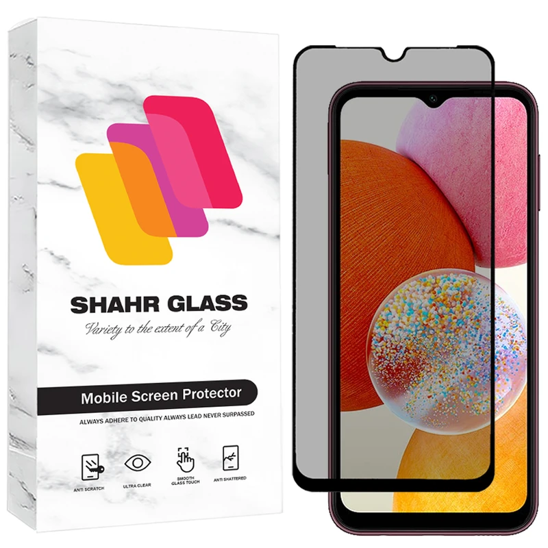 محافظ صفحه نمایش حریم شخصی شهر گلس مدل PRIS30 مناسب برای گوشی موبایل سامسونگ Galaxy A22 5G / A14 4G / A14 5G / دوجی S100 4G