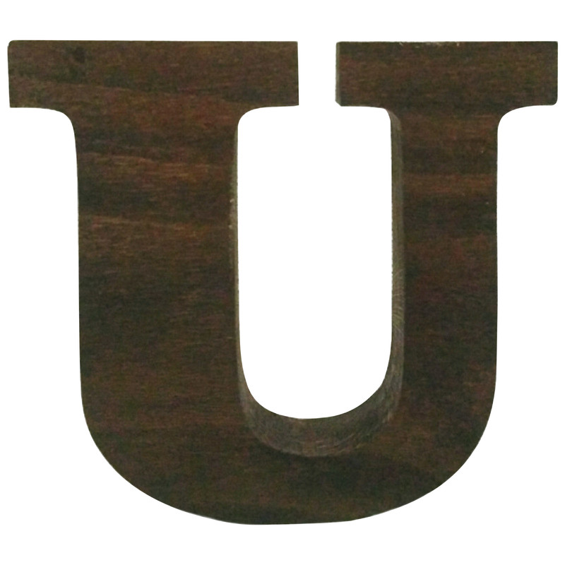 دکوری مدل حرف U چوبی