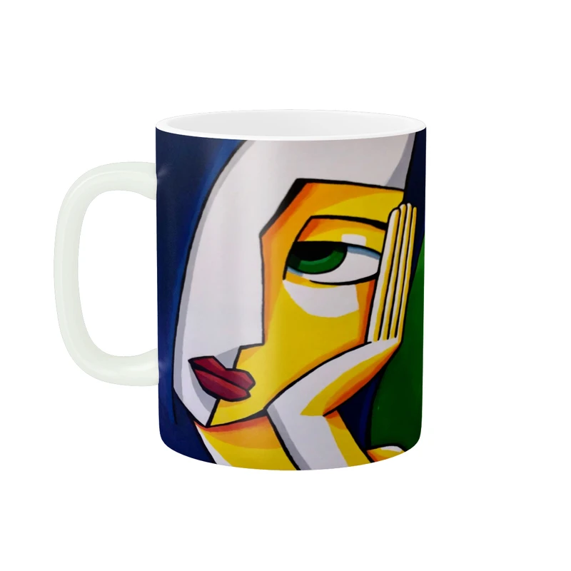 ماگ مدل نقاشی صورت کد 1400