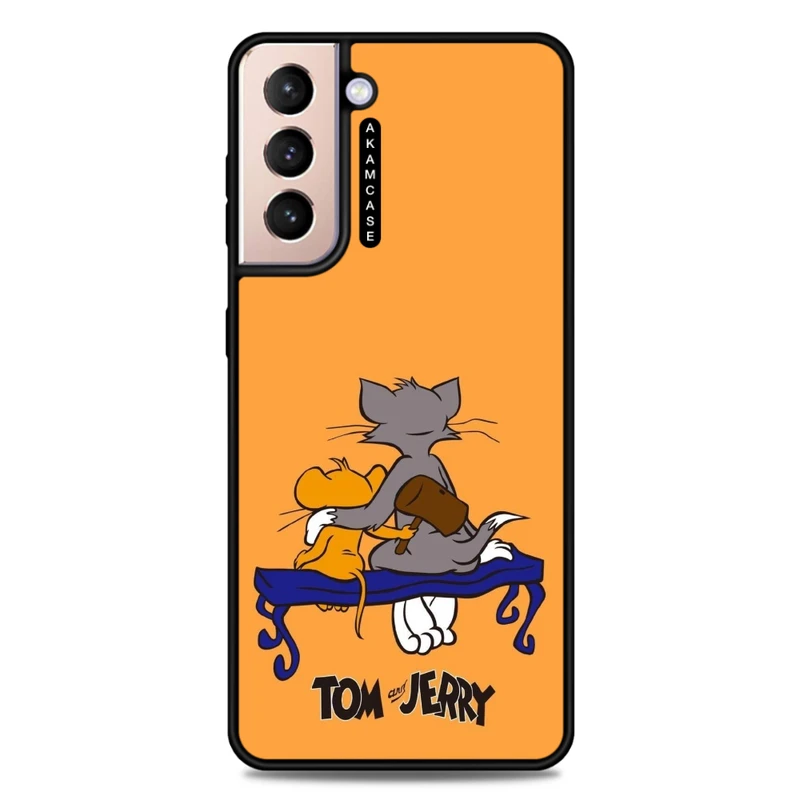 کاور آکام مدل AMC-WSGS21P-TOM & JERRY12 مناسب برای گوشی موبایل سامسونگ Galaxy S21 Plus
