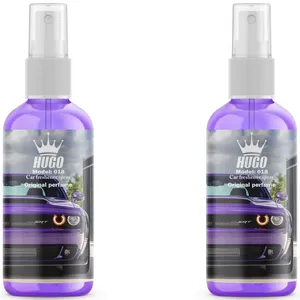 اسپری خوشبو کننده خودرو هوگو مدل 018 با رایحه Perfume حجم 50 میلی لیتر بسته 2 عددی