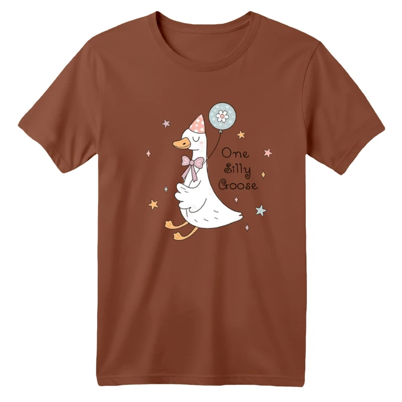 تی شرت آستین کوتاه بچگانه مدل اردک و بادکنک