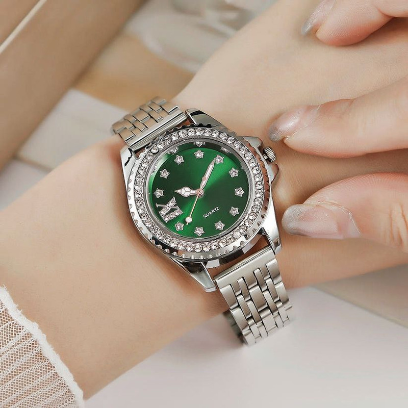 ساعت مچی عقربه ای زنانه مدل دورنگین010