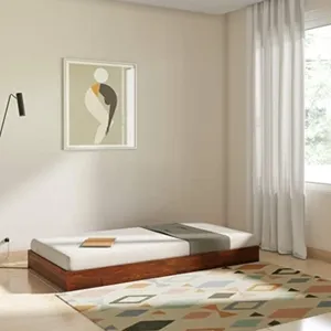 تخت خواب ام دی اف یک نفره مدل S-668 سایز 200×90 سانتی متر