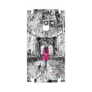 MAHOOT Collage of Catwalk Bridge-FullSkin Cover Sticker for Samsung Galaxy A8 2018