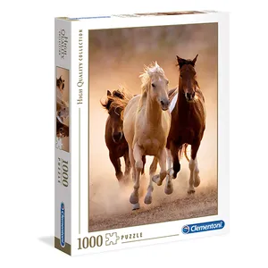 پازل 1000 تکه کلمنتونی مدل Running horses کد 39168