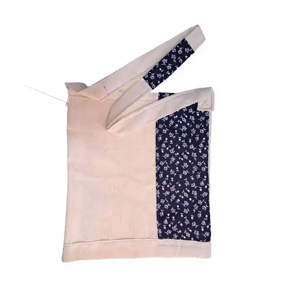 ساک خرید مدل تکه دوزی طرح گلدار کد 15