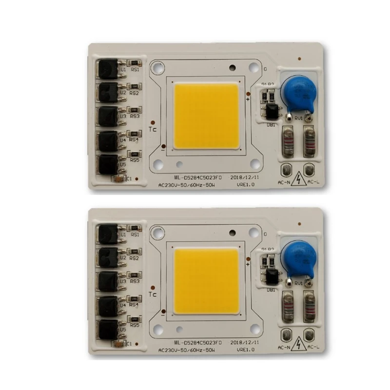 چیپ پروژکتور ال ای دی 50 وات تی وای اف مدل ML-C-50-HQ بسته 2 عددی