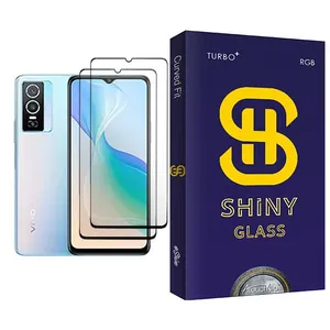 Atouchbo Shiny Glass2 Ceramics Screen Protector For  Y76 5G Pack Of 2