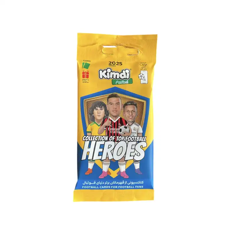 اسباب بازی شانسی کیمدی مدل فوتبالی 2025 بسته 3 عددی