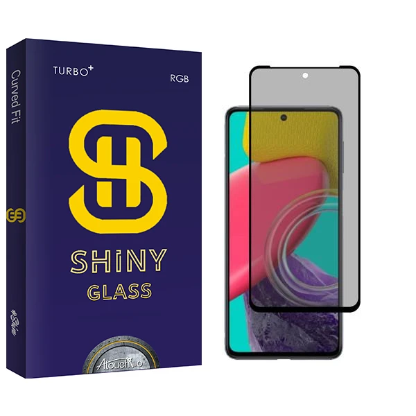 محافظ صفحه نمایش حریم شخصی آتوچبو مدل Shiny مناسب برای گوشی موبایل سامسونگ Galaxy M53