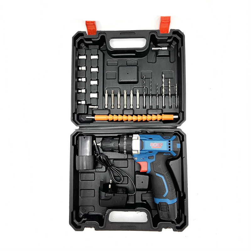 مجموعه 24 عددی دریل شارژی چکشی باس مدل LIFE_STYLE کد 2