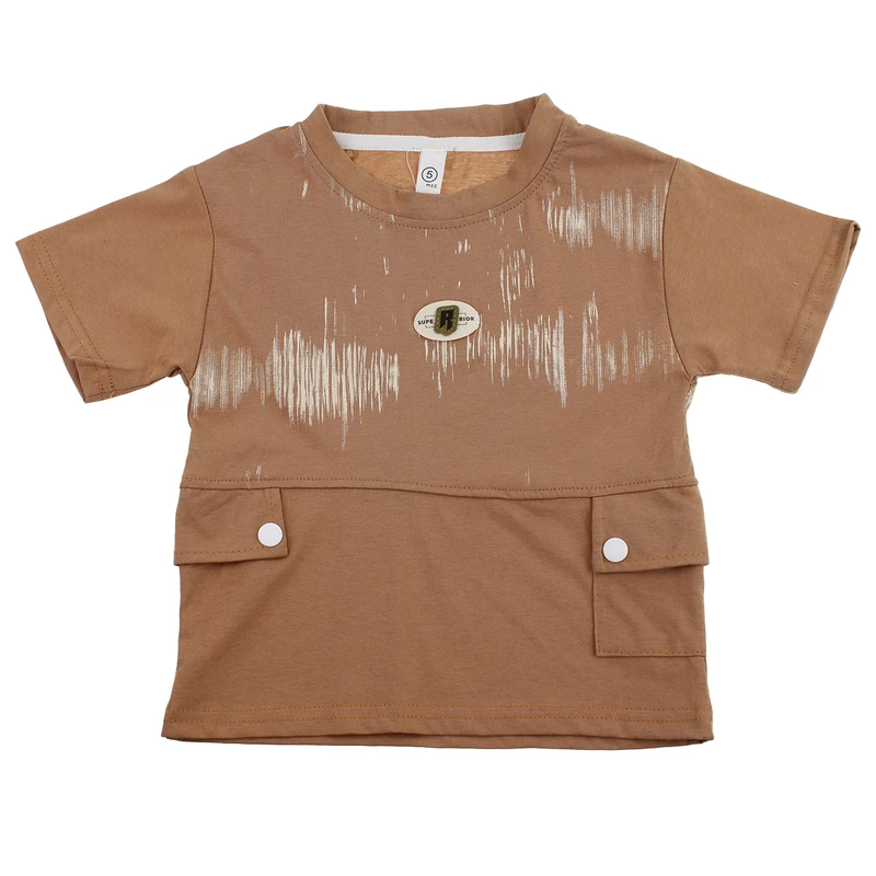 تی شرت آستین کوتاه پسرانه مدل B00439