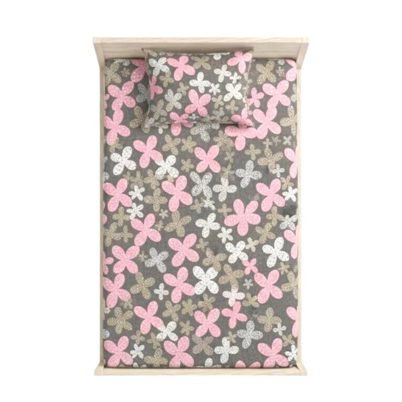 سرویس ملحفه 1 نفر 2 تکه مدل گلبرگ