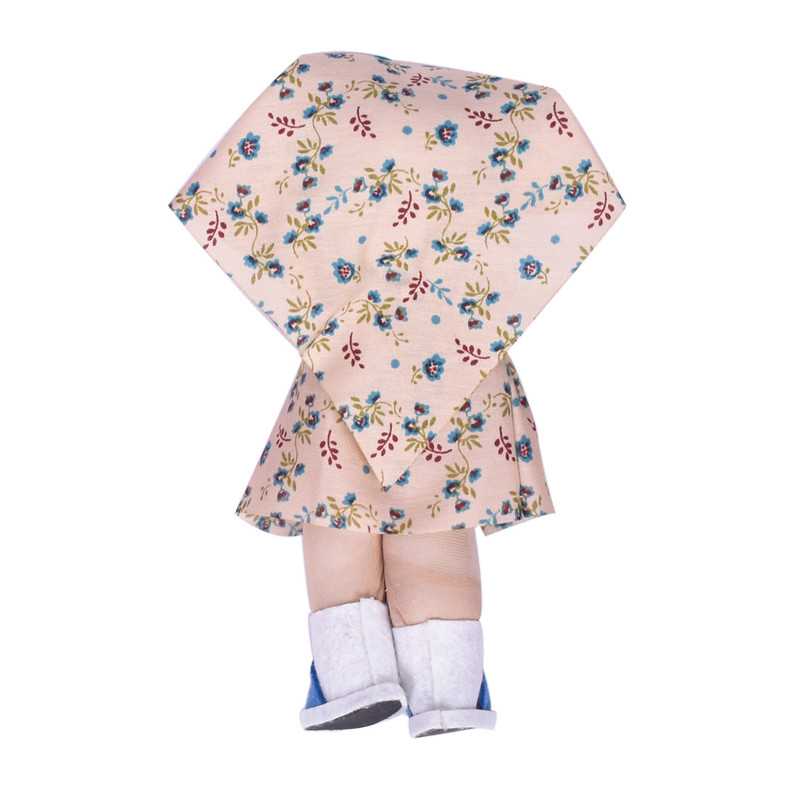 عروسک مدل دختر روسی طرح عینکی کد 6987 ارتفاع 23 سانتی متر