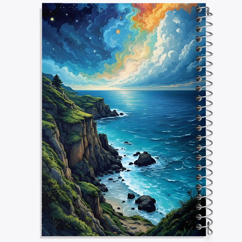 دفتر لیست خرید 50 برگ خندالو طرح دریا کد F7944