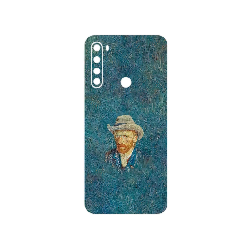برچسب پوششی ماهوت مدل Self portrait with a gray felt hat مناسب برای گوشی موبایل شیائومی Redmi Note 8 2021