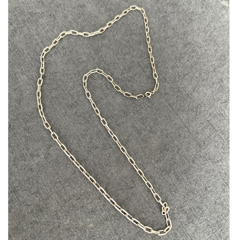 زنجیر نقره مردانه گیرا مدل دیپلمات G072