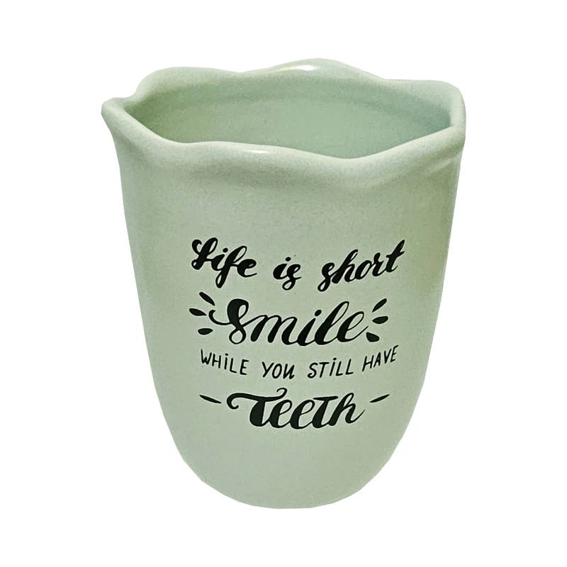 جاقاشقی طرح لاله نوشته  Life is Short کد 180077