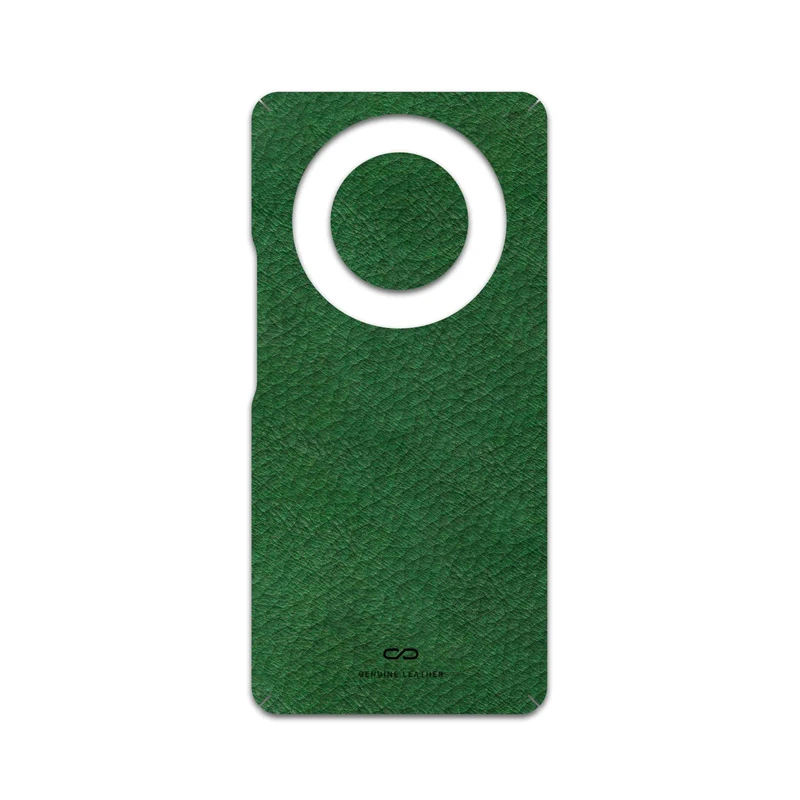 برچسب پوششی ماهوت مدل Green-Leather مناسب برای گوشی موبایل آنر Magic 5 Lite