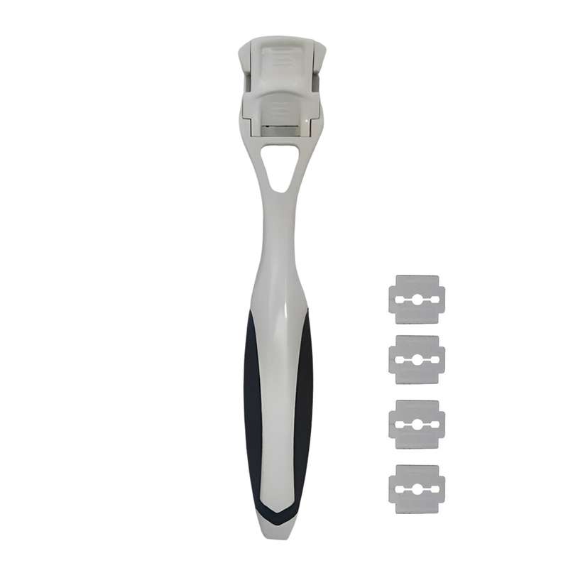 تیغ کف پا مدل P001 به همراه تیغ یدک مدل P001 بسته 4 عددی