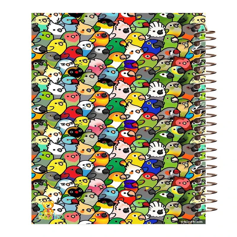 دفتر نقاشی 50 برگ بانیبو مدل  طوطی کد 952