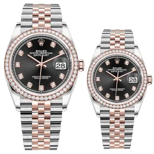 ست ساعت مچی عقربه ای زنانه و مردانه مدل DATEJUST کد 700