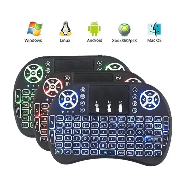 مینی کیبورد بی سیم همراه با تاچ پد مدل katec