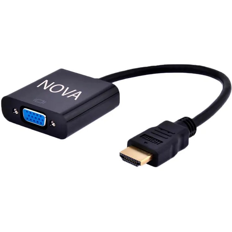 مبدل HDMI به VGA مدل NOVA با کابل صدا