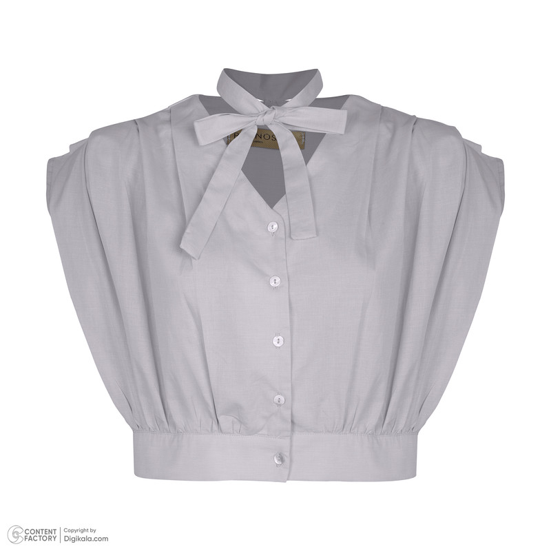 شومیز آستین کوتاه زنانه برنس مدل 01890080242503093432