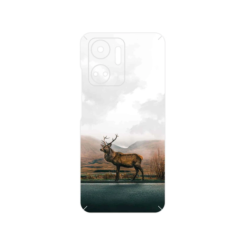 برچسب پوششی ماهوت مدل Horned_Deer مناسب برای گوشی موبایل آنر X7a