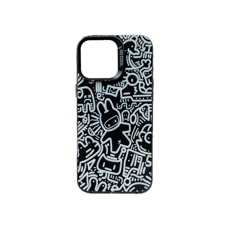 کاور مدل سوکول طرح هنر دودل آرت کد doodleArt95 مناسب برای گوشی موبایل اپل iPhone 12 / 12 Pro