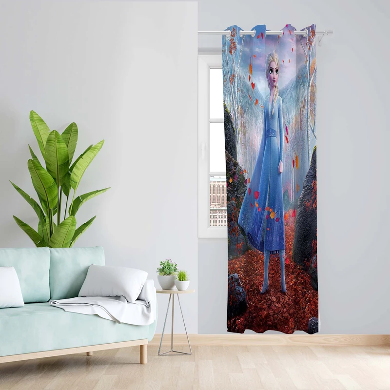 پرده طرح السا مدل مخمل پانچی کد 1765 z سایز 140x200 سانتی متر