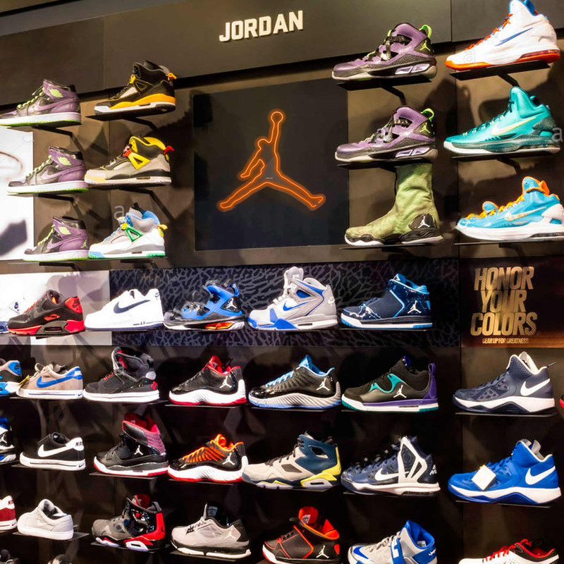 چراغ دیواری نئون دیزاین طرح Jordan_ORG