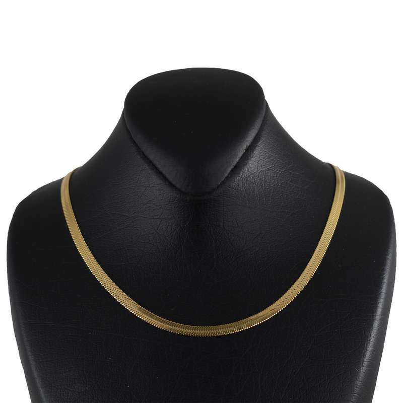 گردنبند زنانه مدل هرینگبون کد I343 گردنبند زنانه مدل هرینگبون کد I343