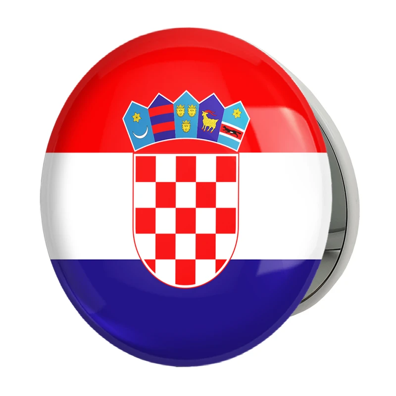 آینه جیبی خندالو طرح تیم ملی کرواسی مدل تاشو کد 2030 