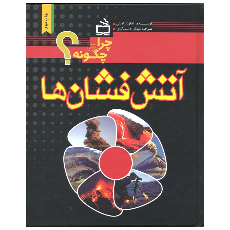 کتاب آتش فشان ها اثر امانوئل لوپتی انتشارات موسسه فرهنگی مدرسه برهان