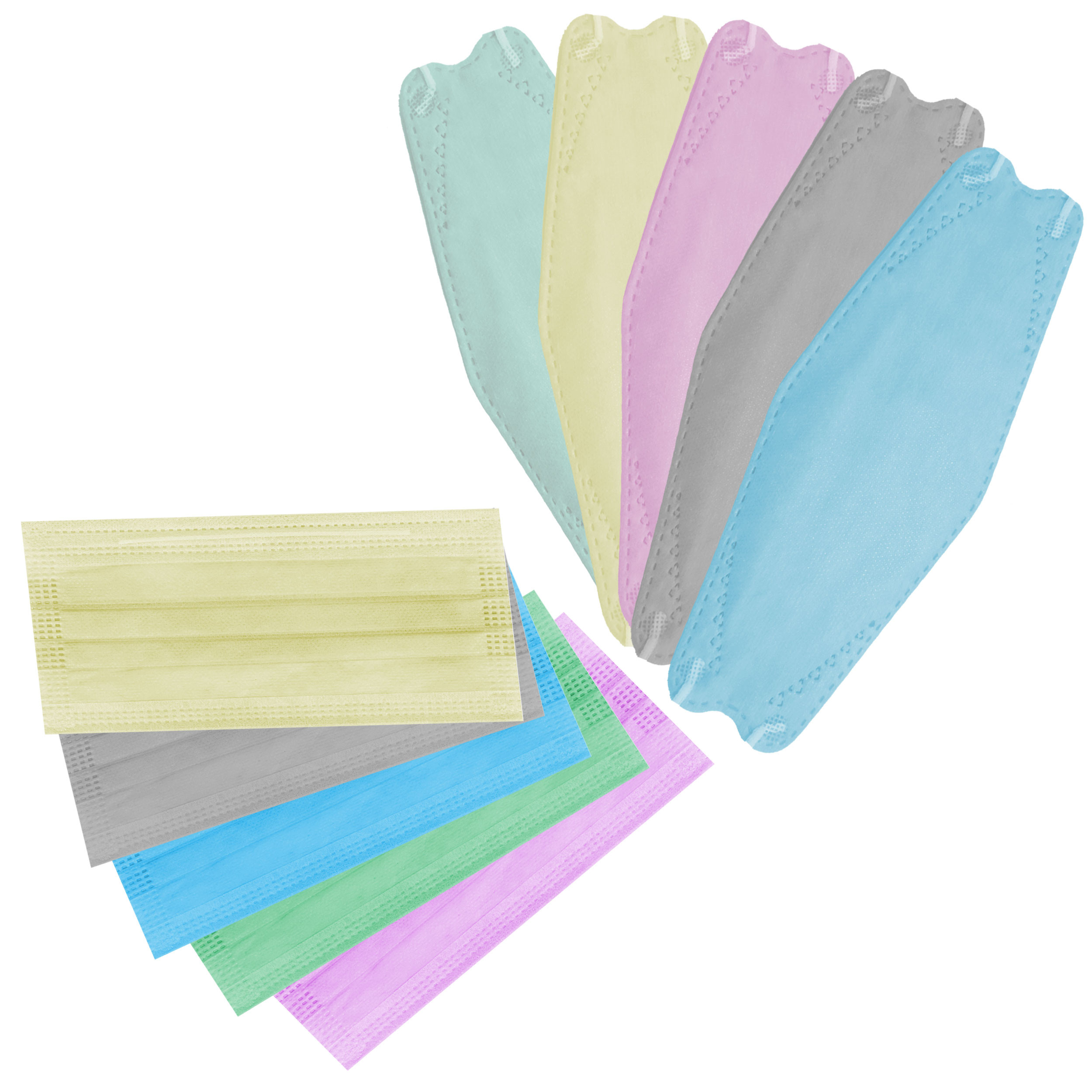 ماسک تنفسی دکترخوشرام مدل میکس پرستاری و سه بعدی بسته 30 عددی