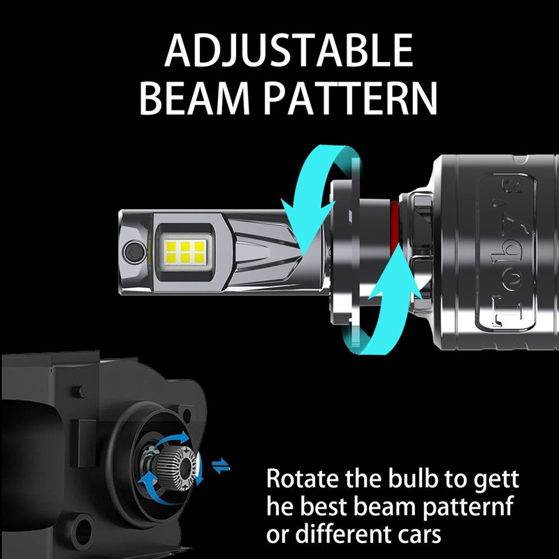 هدلایت لامپ خودرو توبیز مدل TY80 پایه H7 بسته دو عددی