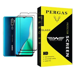 Waily Nice Pergas Glass MIX002 Screen Protector For Oppo A9 (2020) Pack Of 2