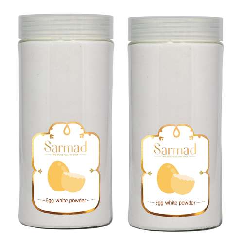 پودر سفیده تخم مرغ ممتاز سرمد - 450 گرم بسته 2 عددی