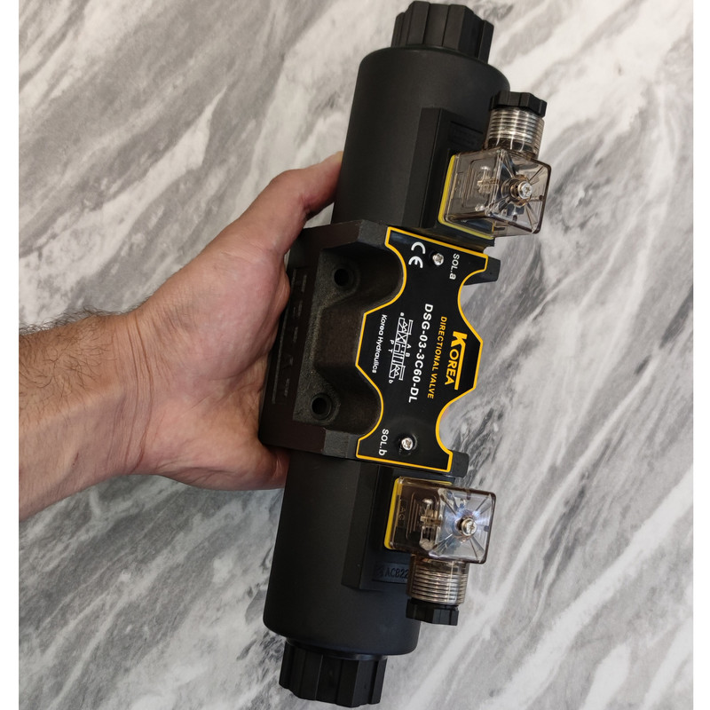شیر برقی هیدرولیک کره مدل DSG-03-3C60-220V