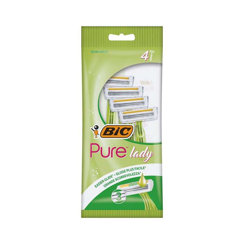 خود تراش بیک مدل Pure Lady بسته 4 عددی