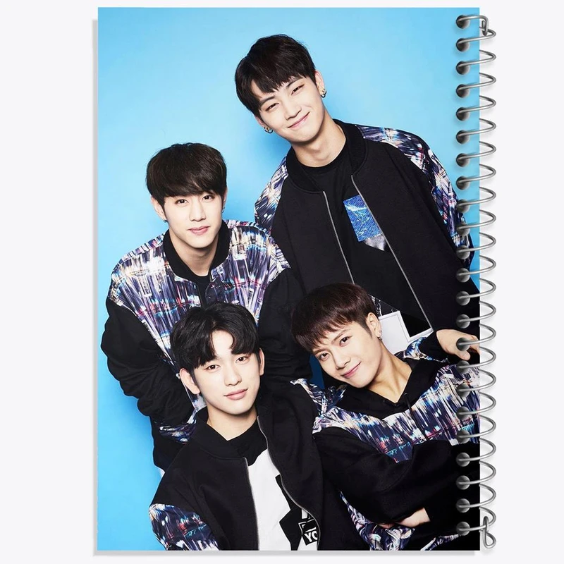 دفتر مشق 100 برگ خندالو طرح گروه گات سون GOT7 کد 21024