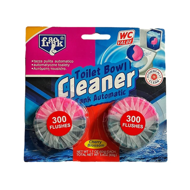 قرص جرمگیر توالت فرنگی فرانک مدل Cherry Blossom کد 422 بسته 2 عددی