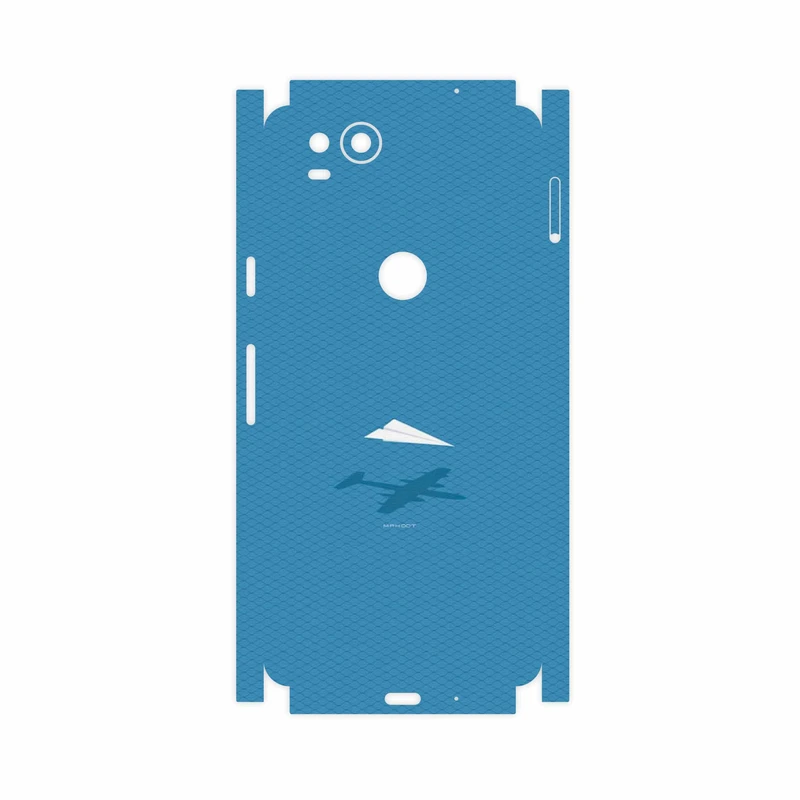 برچسب پوششی ماهوت مدل Minimal Paper Airplane-FullSkin مناسب برای گوشی موبایل گوگل Pixel 2