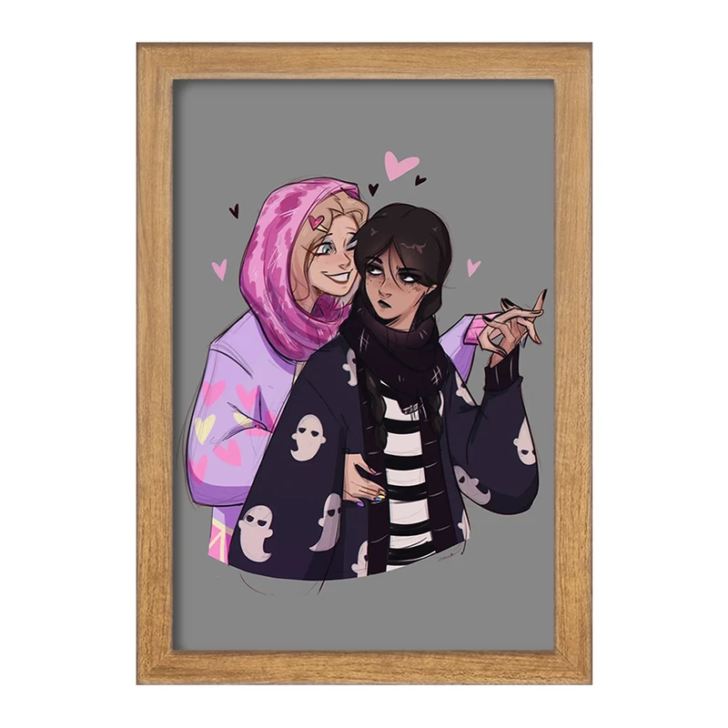 تابلو خندالو مدل سریال ونزدی Wednesday کد 25189