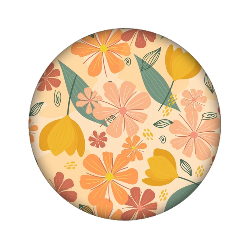 استیکر لپ تاپ طرح گل کد 4876