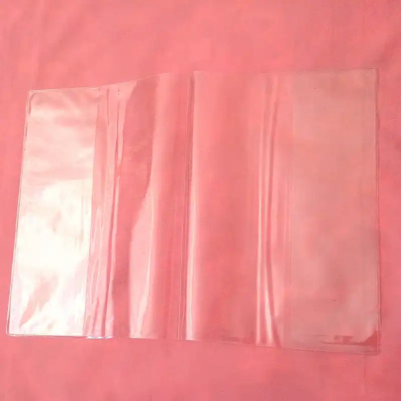 جلد آماده دفتر طرح شفاف کد 001 بسته 8 عددی